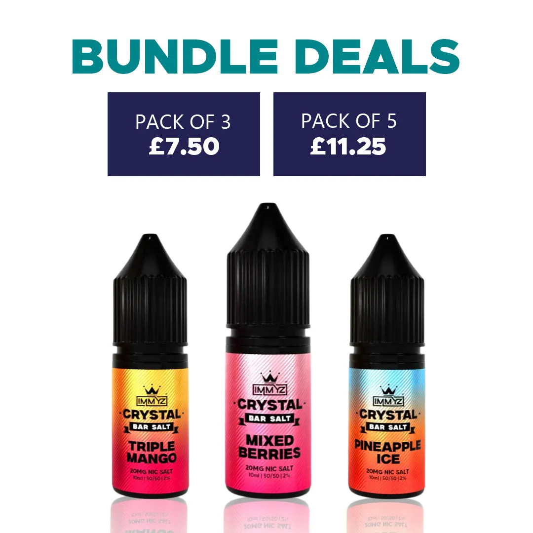 Immyz Crystal Bar Salt Nic Salt 10ml E-liquid