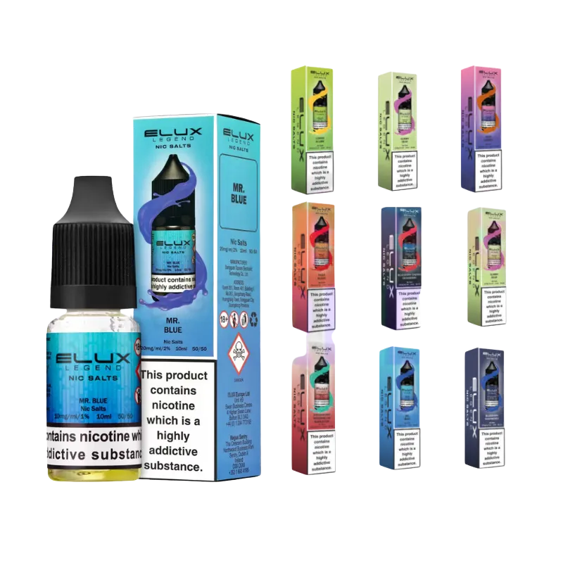 ELUX Bar LEGEND Nic Salt E-Juice 10ml - Box Of 10