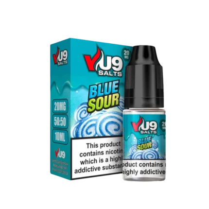Blue Sour Pod Nic Salt 10ml Nicotine E Juice by VU9 - 99p Eliquid