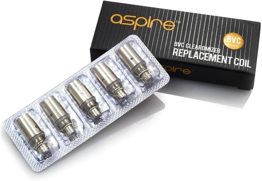 Aspire Bvc clearomizer replacement coil 1.8ohms