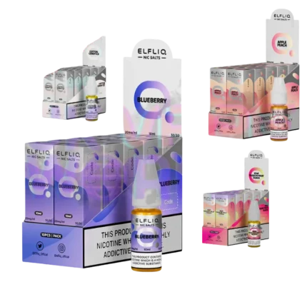 Elf Bar Nic ElfLiq Salt E-Juice 10ml - Box Of 10