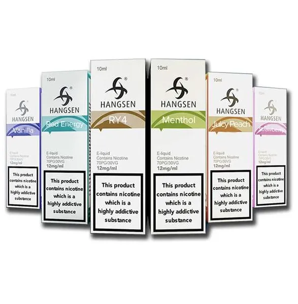 Hangsen E-Liquid [TPD] 10x10ml Bottles In All Flavours - £1.39