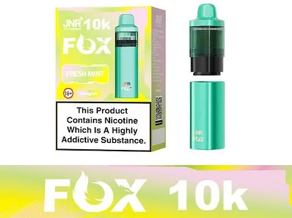 JNR Fox 10K Prefilled Pod Vape Kit JNR Fox 10K Prefilled Pod Vape Kit