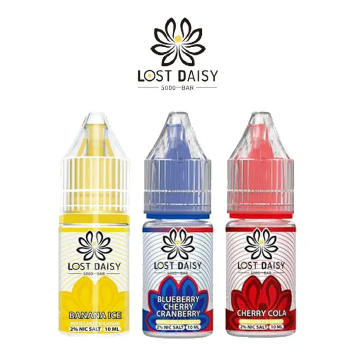 Lost-Daisy-10ml-nic-salt-eliquid-bottles_jpg_1120x (1) Lost Daisy refillable E-Liquid 5000 bar