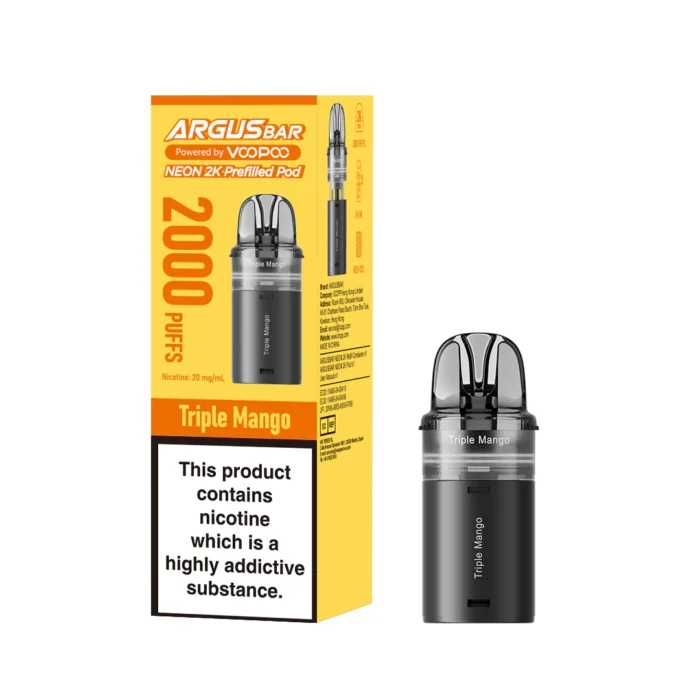 Triple Mango Argus Bar Neon 2k Replacement Pod