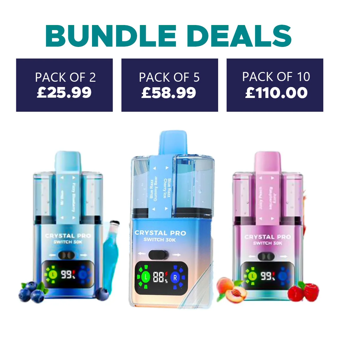 Crystal Pro Switch 30K Puff Prefilled Vape Kit
