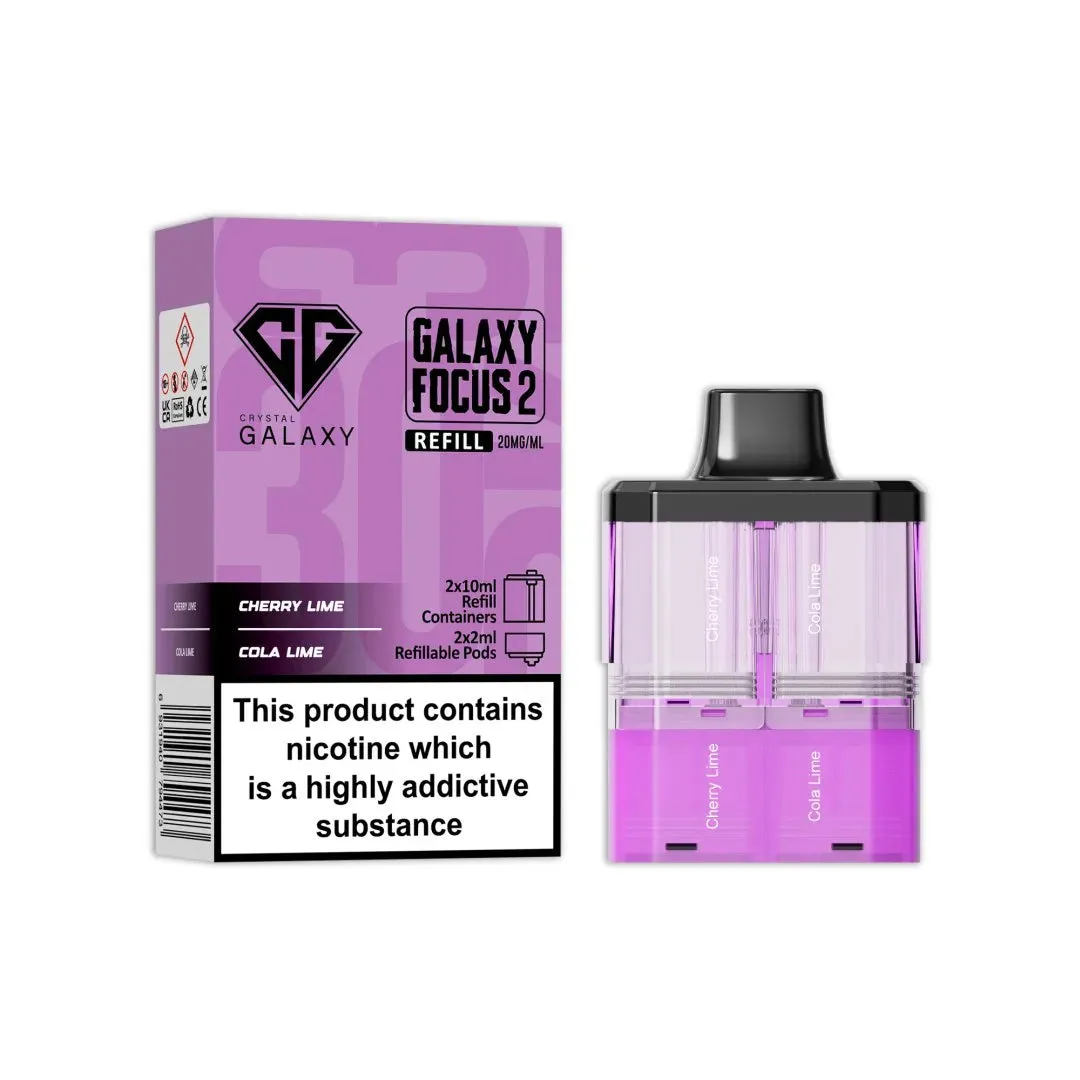 Crystal Galaxy Focus 2 30K Refill Pods - Prefilled & Ready to Use