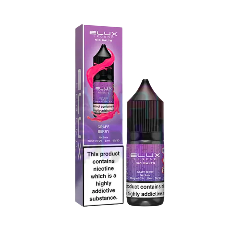 Grape Berry Elux Legend Nic Salt 10ML eLiquid