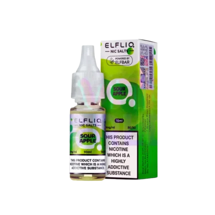 ElfLiq 'Sour Apple' Nic Salt 10ML eLiquid
