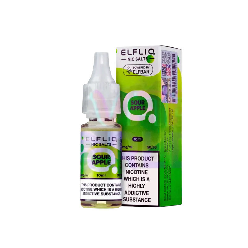 ElfLiq 'Sour Apple' Nic Salt 10ML eLiquid