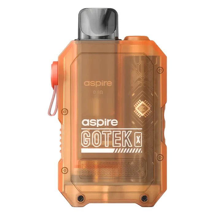 orange Aspire GoTek X Pod Kit