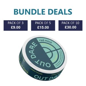 OUTDARE Rad Mint Caffeine Pouch - 50mg