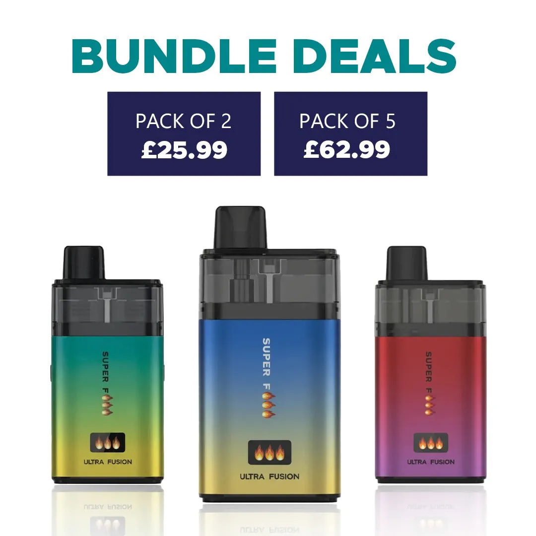 Superfire Ultra Fusion 60K, 60,000 Puffs Prefilled Pod Kit