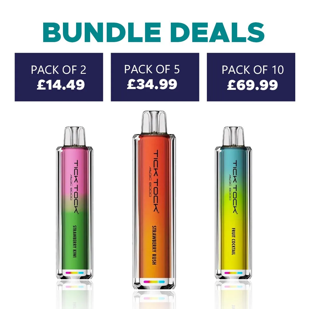 Tick Tock Magic 8000 Puffs Prefilled Pod Kit