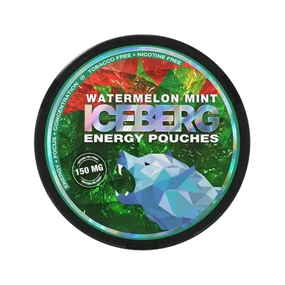 ICEBERG Energy Watermelon Mint Caffeine Pouch (150mg Caffeine)