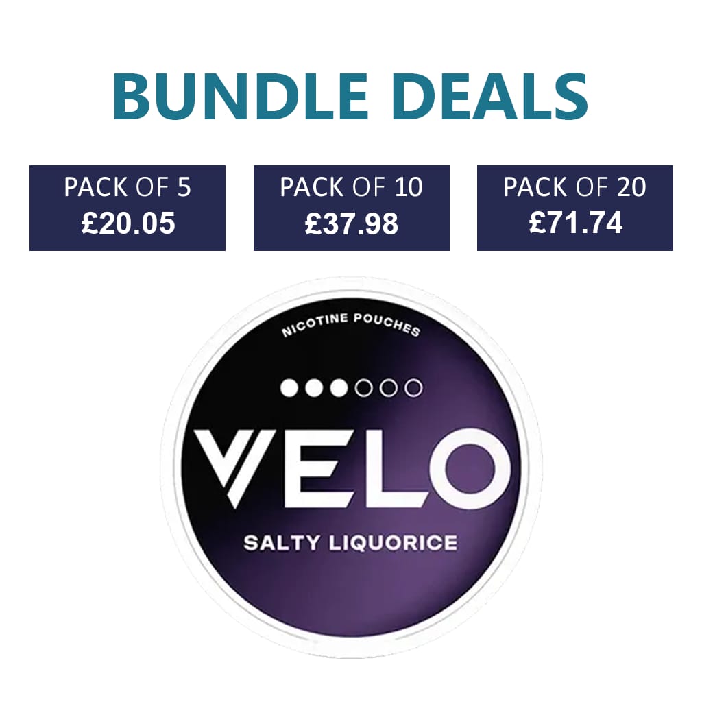VELO Salty Liquorice Nicotine Pouch