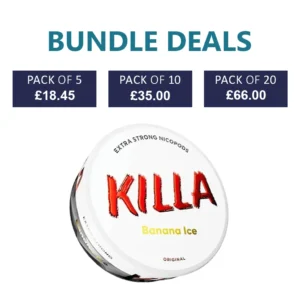 KILLA Banana Ice Nicotine Pouch - 16mg