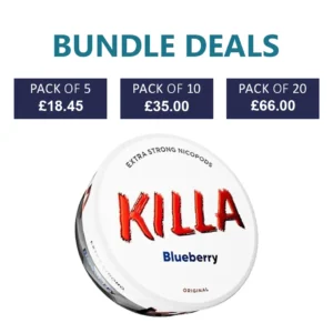 KILLA Blueberry Nicotine Pouch - 16mg