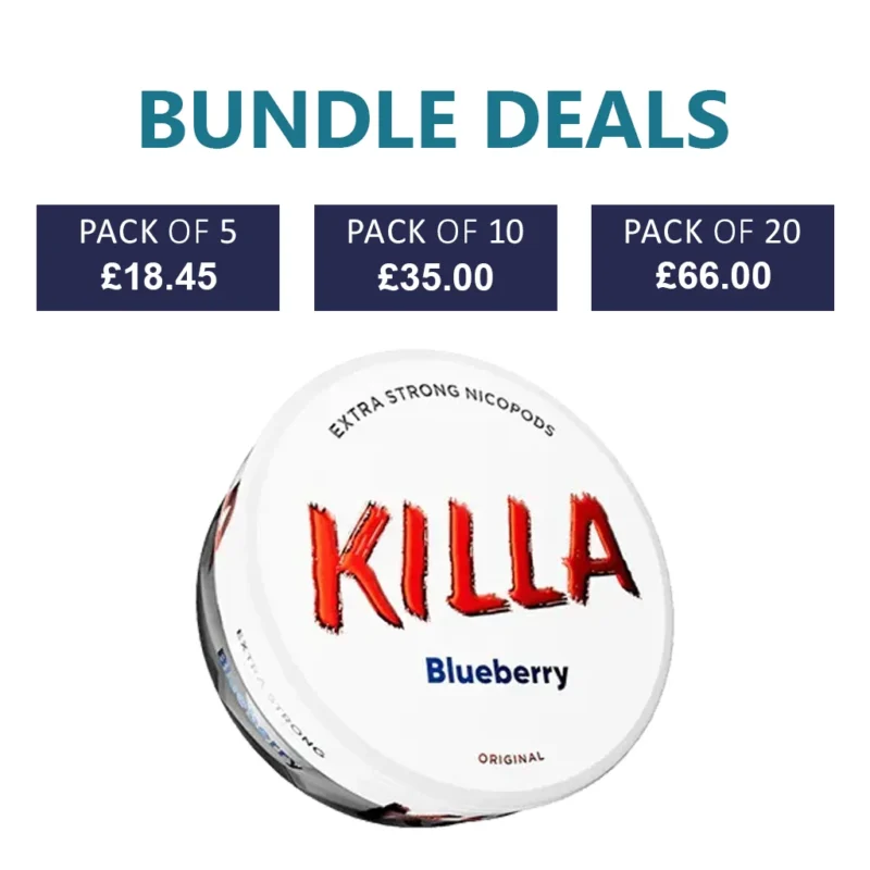 KILLA Blueberry Nicotine Pouch - 16mg