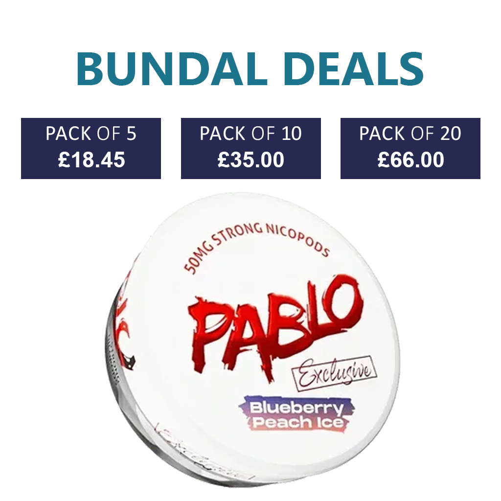 PABLO Exclusive Blueberry Peach Ice - 30mg