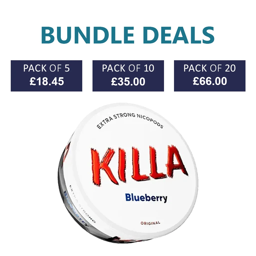 KILLA Blueberry Nicotine Pouch - 16mg