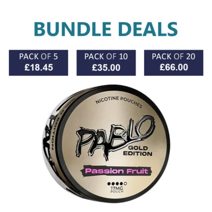 PABLO Gold Edition Passion Fruit Nicotine Pouch - 17mg