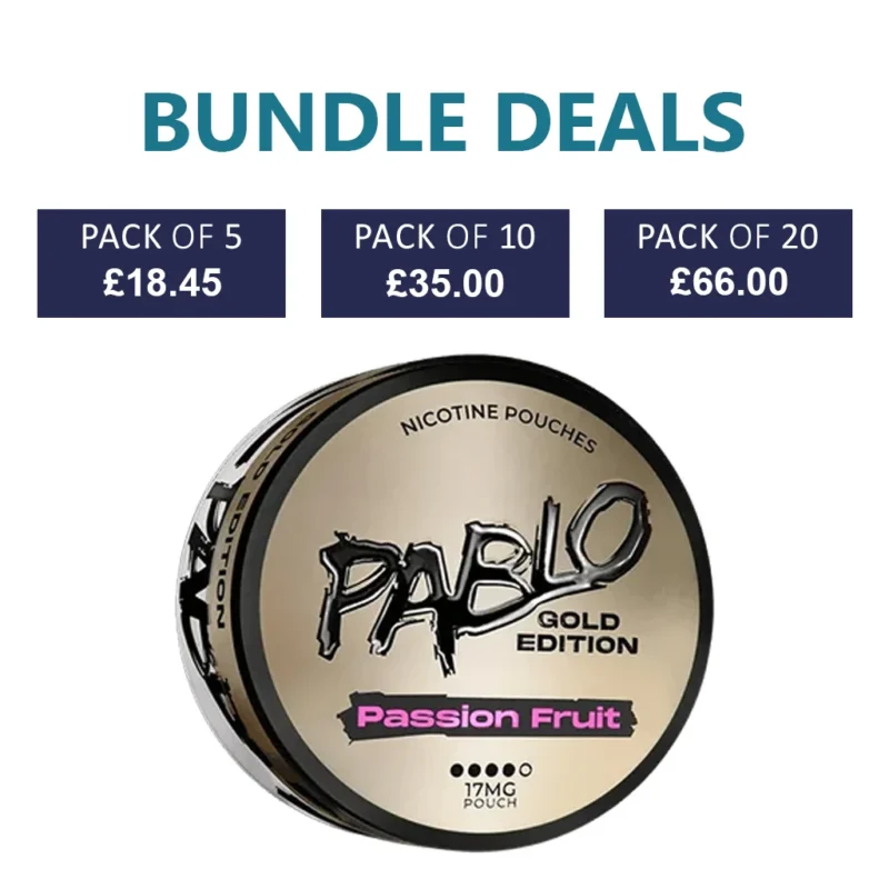 PABLO Gold Edition Passion Fruit Nicotine Pouch - 17mg