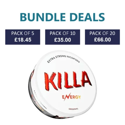 KILLA Energy Nicotine Pouch - 16mg