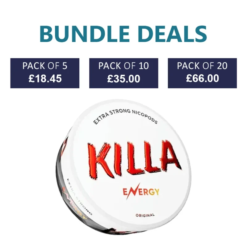 KILLA Energy Nicotine Pouch - 16mg