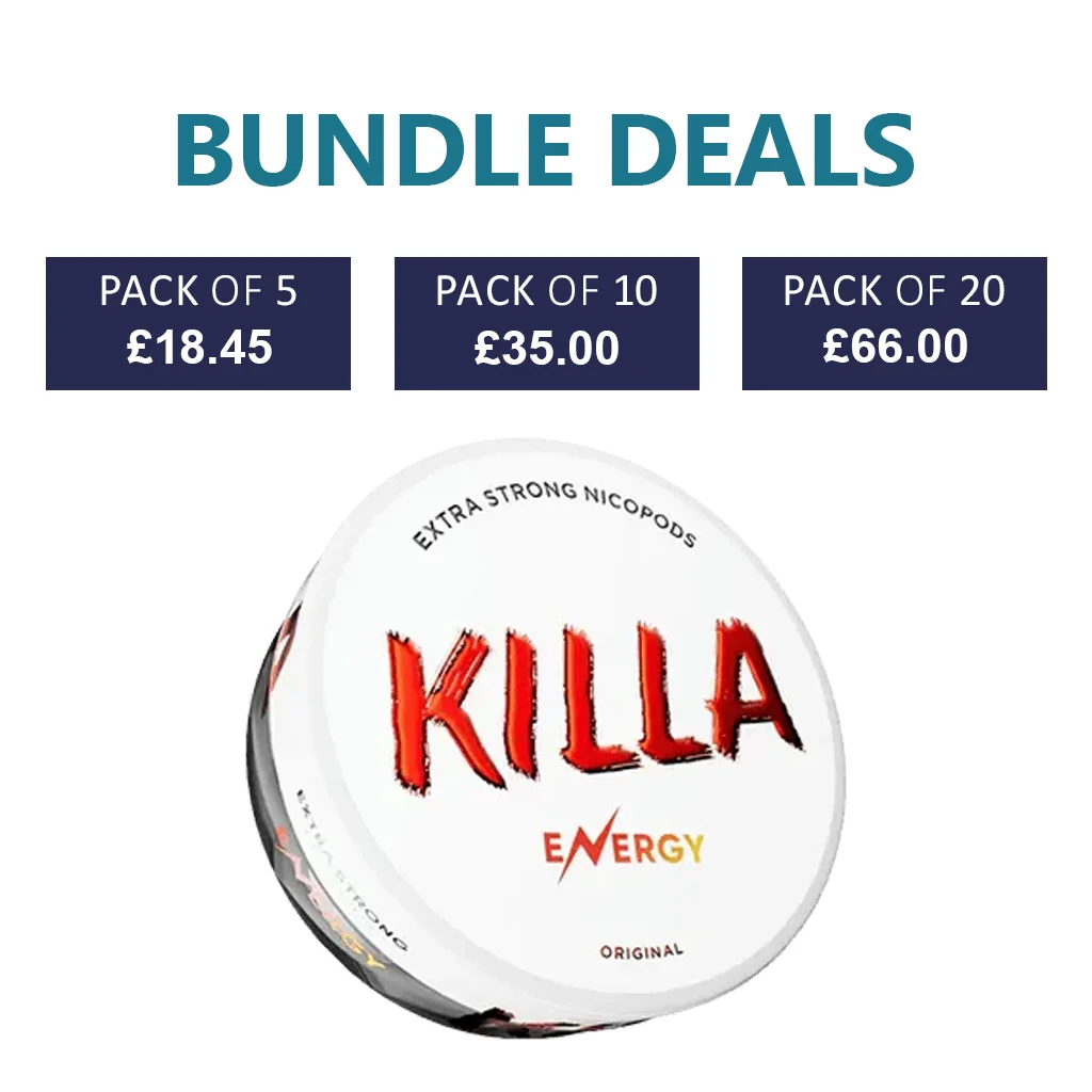 KILLA Energy Nicotine Pouch - 16mg