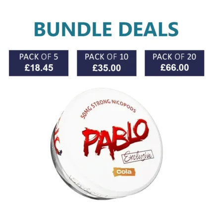 PABLO Exclusive Cola Nicotine Pouch - 30mg