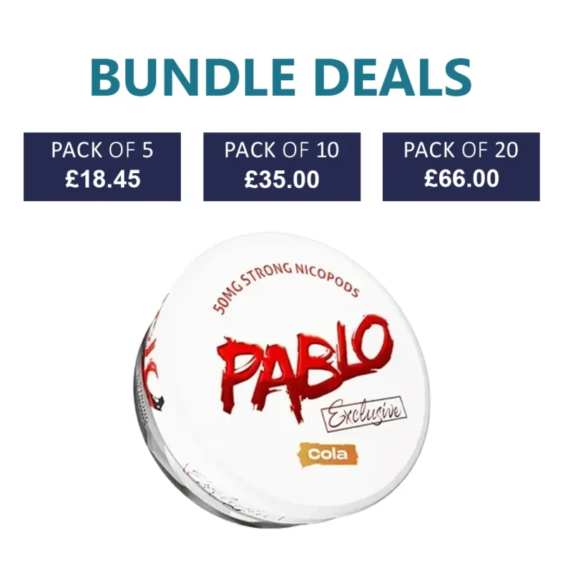 PABLO Exclusive Cola Nicotine Pouch - 30mg