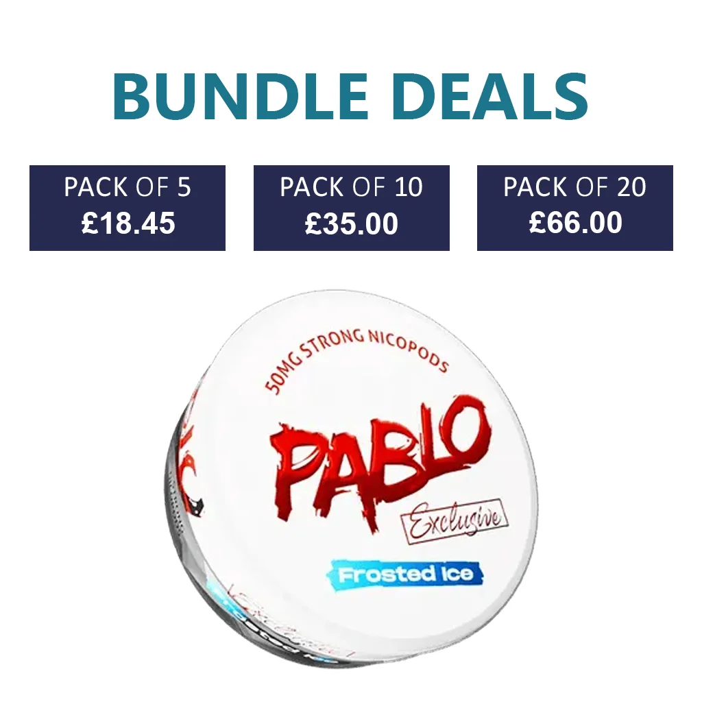 PABLO Exclusive Frosted Ice Nicotine Pouch - 30mg