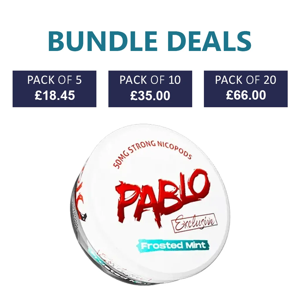 PABLO Exclusive Frosted Mint Nicotine Pouch - 30mg