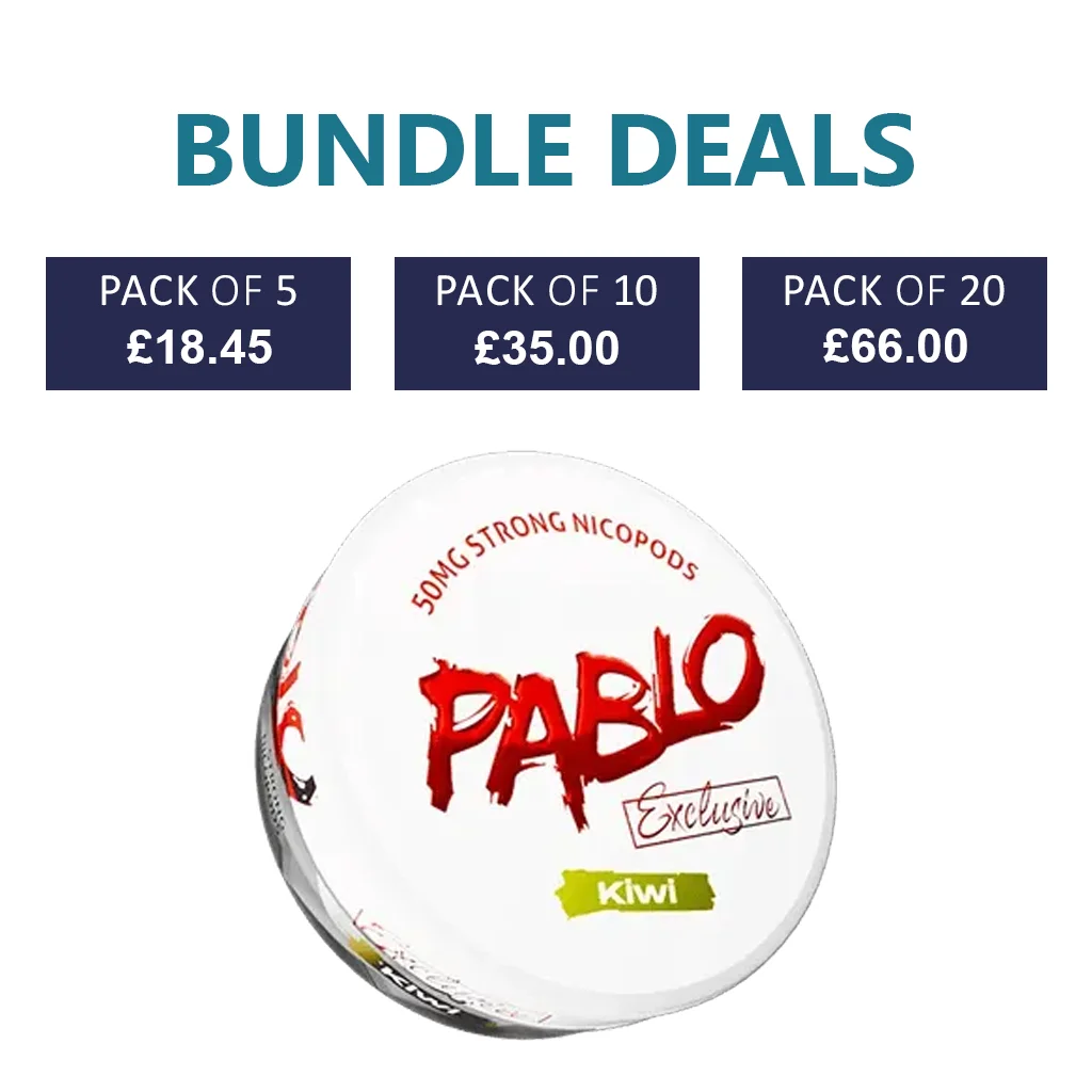 PABLO Exclusive Kiwi Nicotine Pouch - 30mg