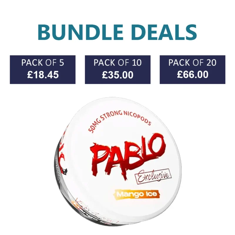 PABLO Exclusive Mango Ice Nicotine Pouch - 30mg