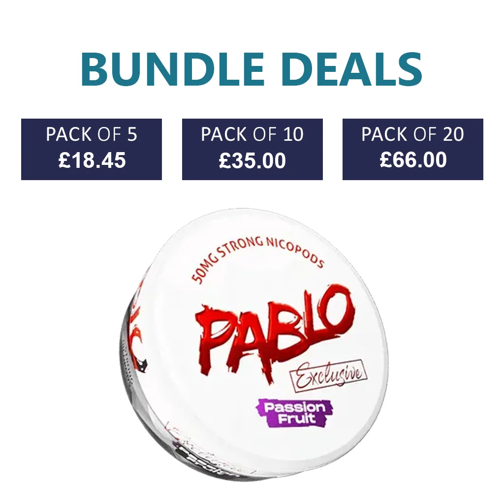 PABLO Exclusive Passion Fruit Nicotine Pouch - 30mg