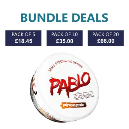 PABLO Exclusive Pineapple Nicotine Pouch - 30mg
