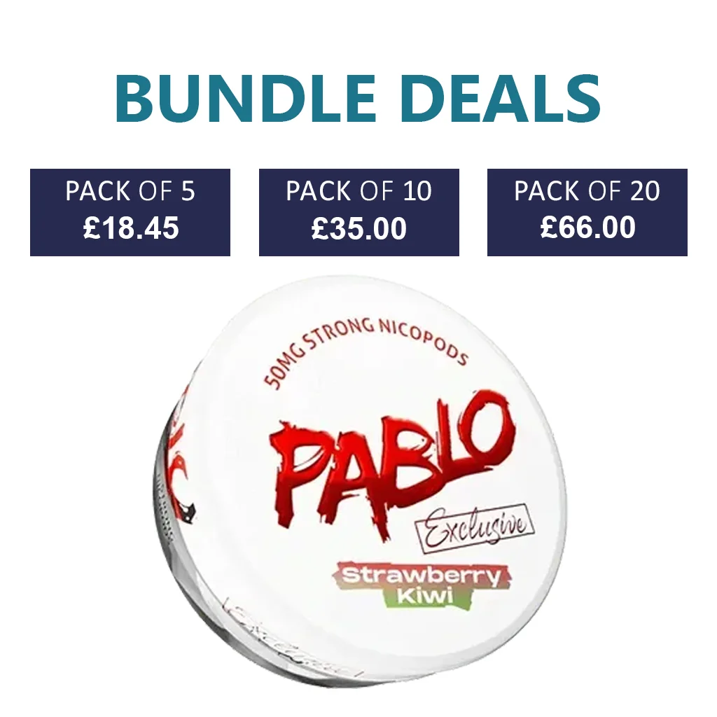 PABLO Exclusive Strawberry Kiwi Nicotine Pouch - 30mg