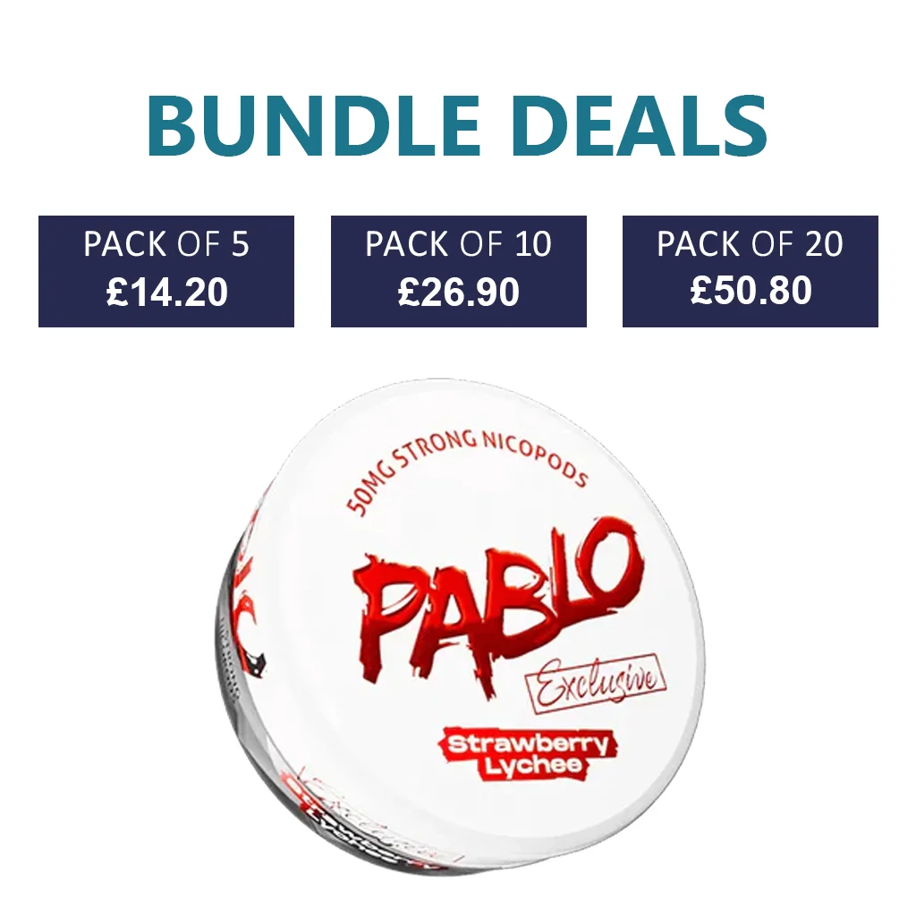 PABLO Exclusive Strawberry Lychee Nicotine Pouch - 30mg