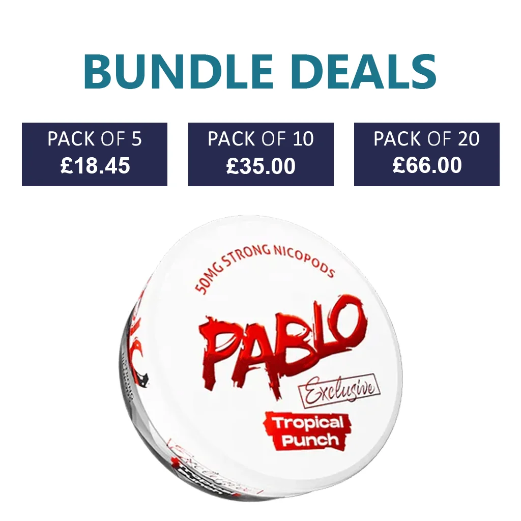 PABLO Exclusive Tropical Punch Nicotine Pouch - 30mg