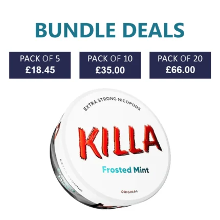 KILLA Frosted Mint Nicotine Pouch - 16mg