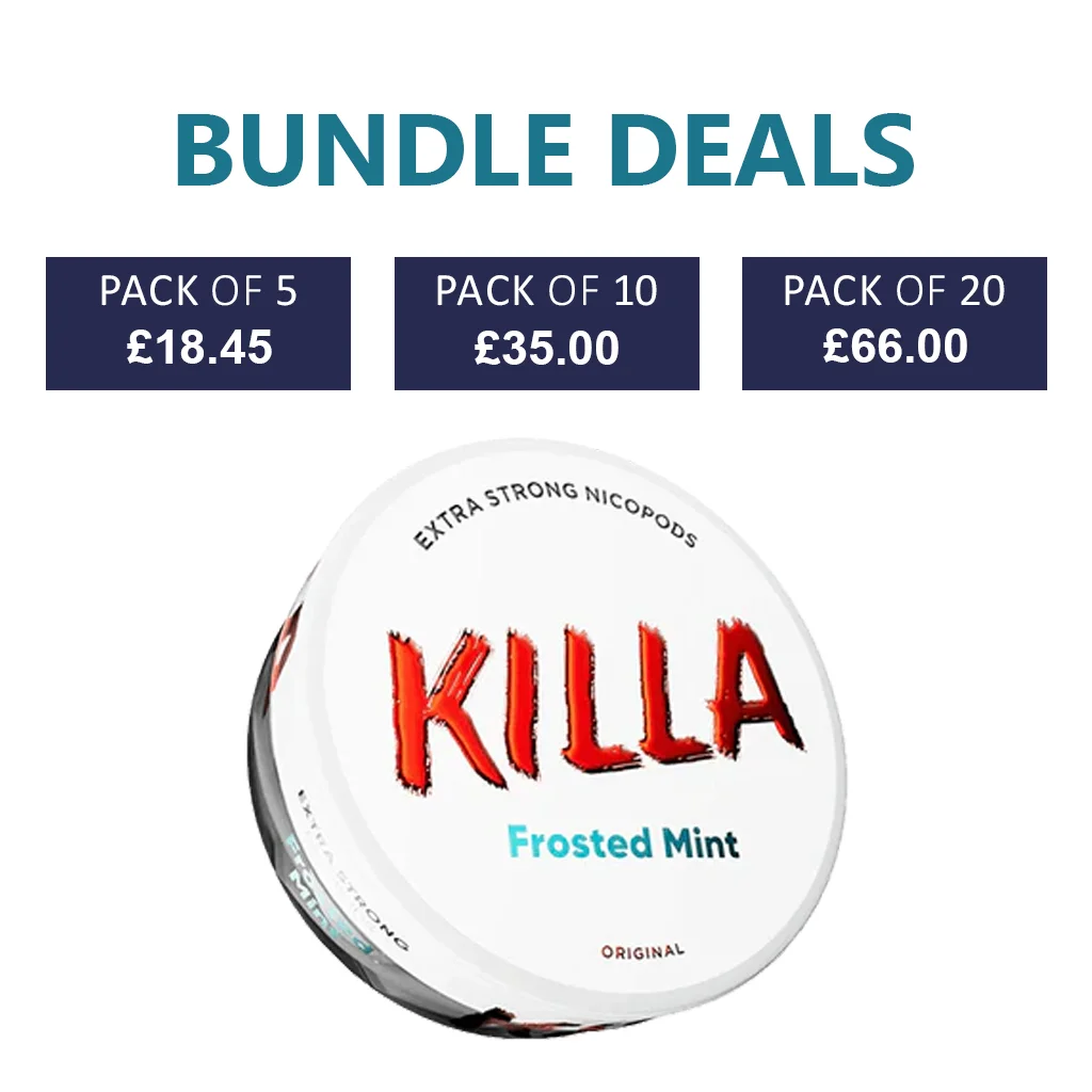 KILLA Frosted Mint Nicotine Pouch - 16mg
