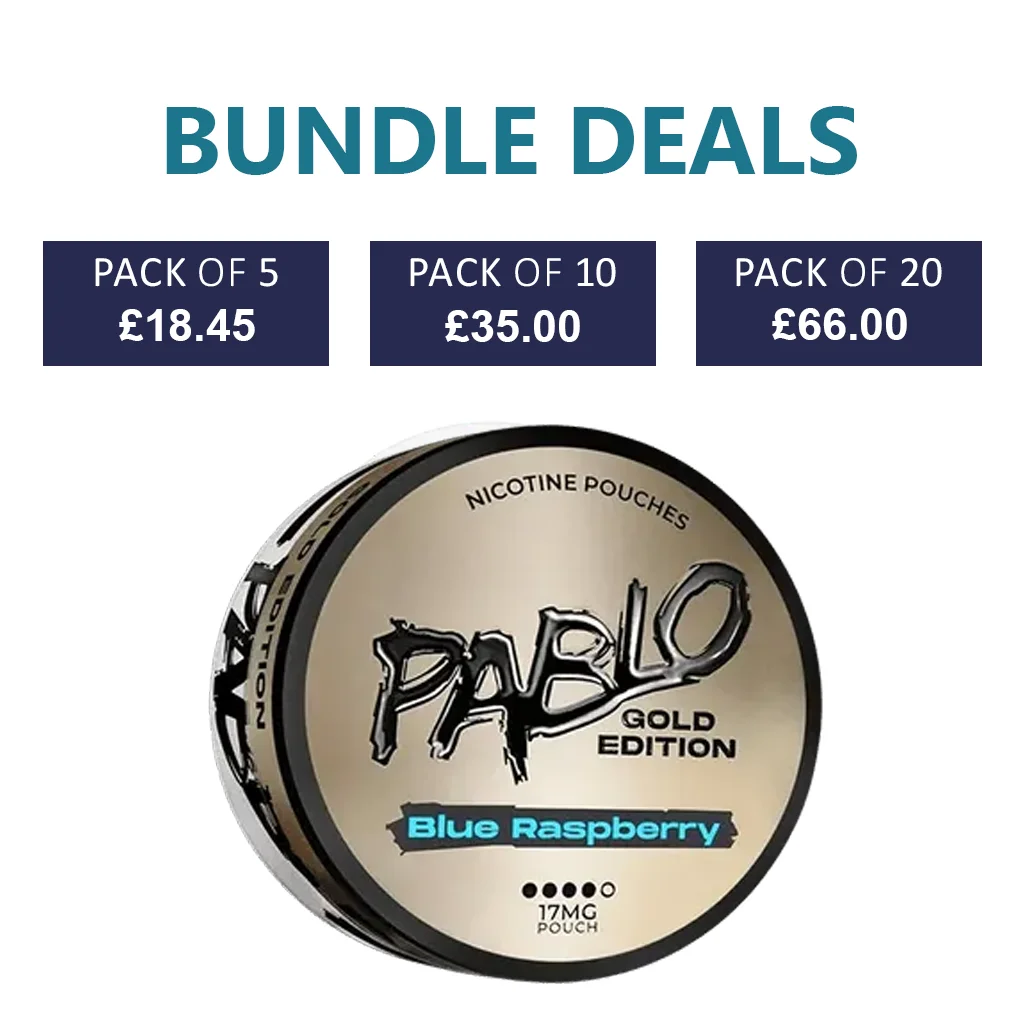 PABLO Gold Edition Blue Raspberry Nicotine Pouch - 17mg