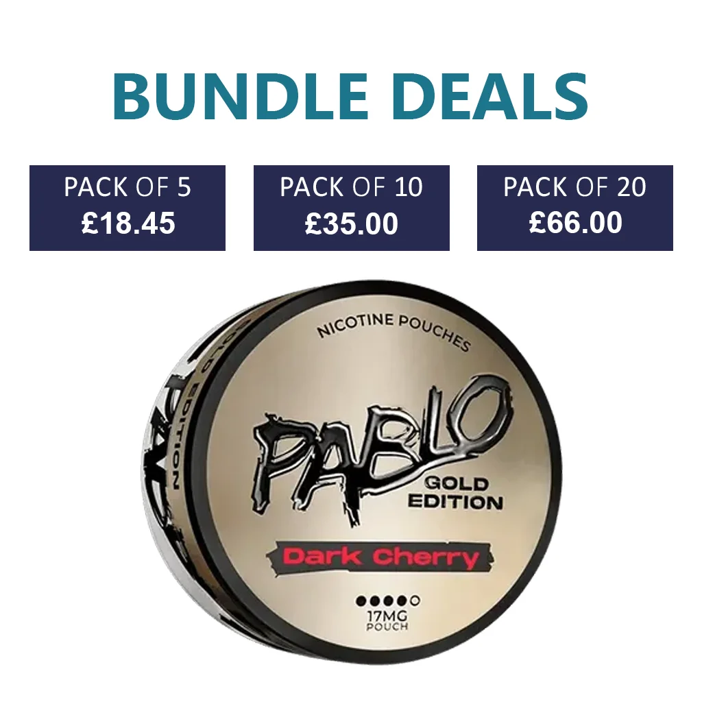 PABLO Gold Edition Dark Cherry Nicotine Pouch - 17mg