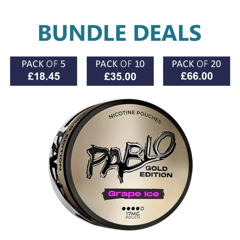 PABLO Gold Edition Grape Ice Nicotine Pouch - 17mg