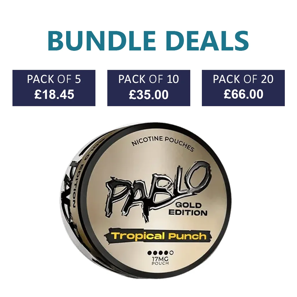 PABLO Gold Edition Tropical Punch Nicotine Pouch - 17mg