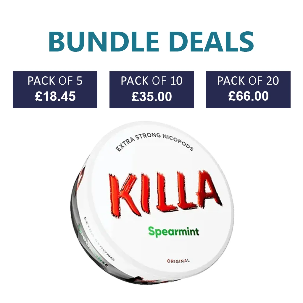 KILLA Spearmint Nicotine Pouch - 16mg
