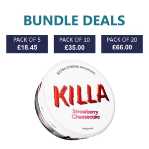 KILLA Strawberry Cheesecake Nicotine Pouch - 16mg