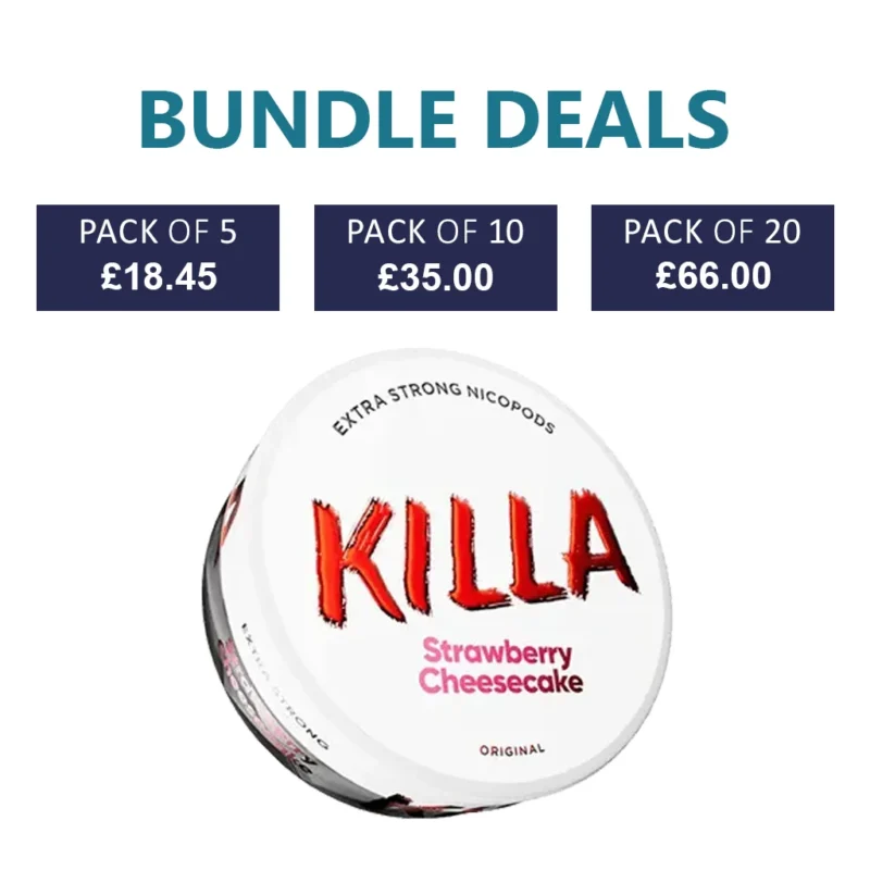 KILLA Strawberry Cheesecake Nicotine Pouch - 16mg